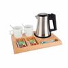 Natural Wood Tray SIGNUM With Star Kettle